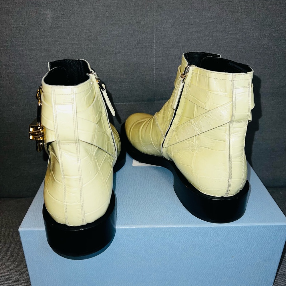 Givenchy Croc Embossed Leather Boot (NWT)! - Picture 7 of 13